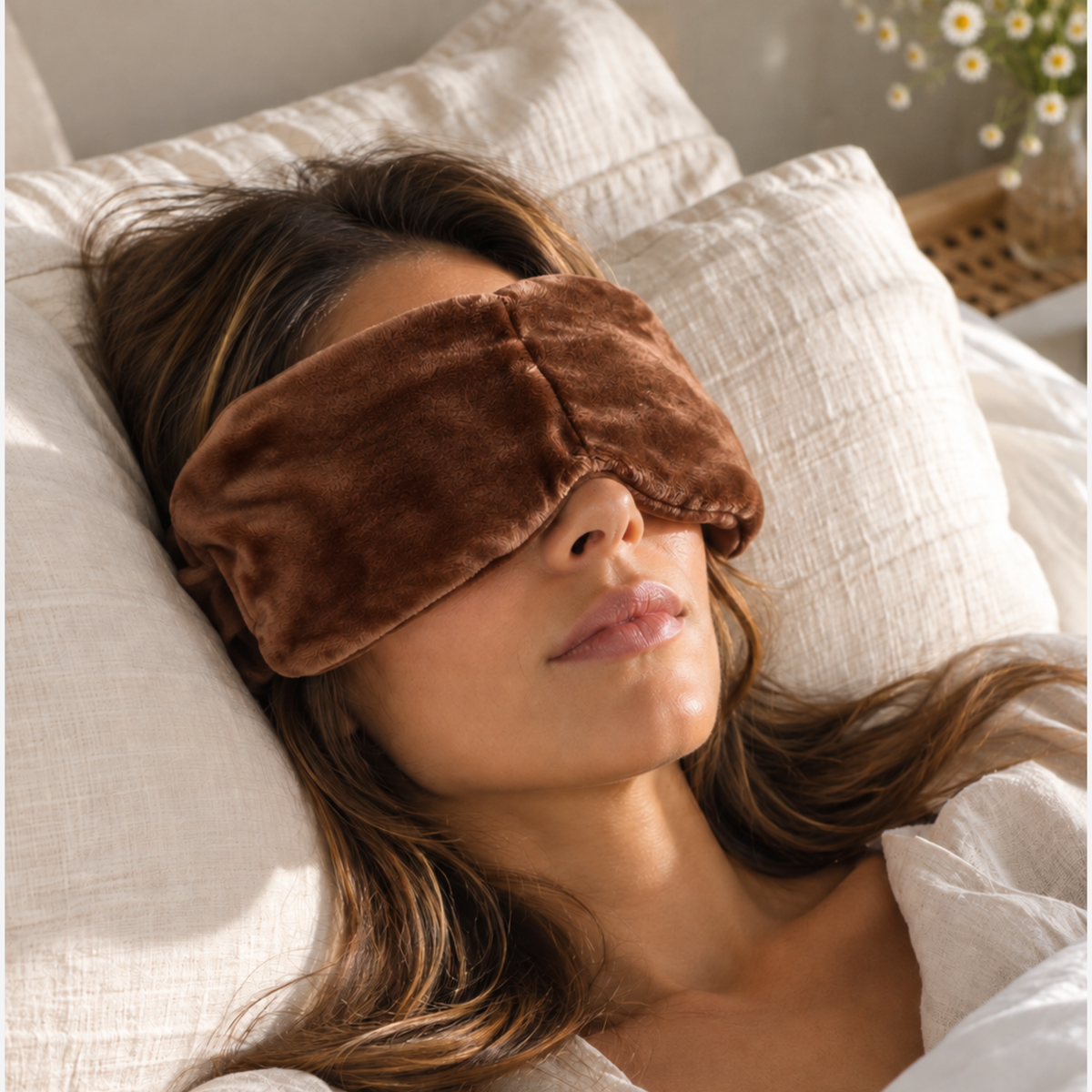 Weighted Acupressure Eye Mask | 1 lb | Chamomile